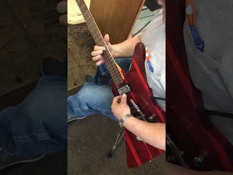Custom Explorer-Type Electric Guitar LOADED - Gloss Red image 18