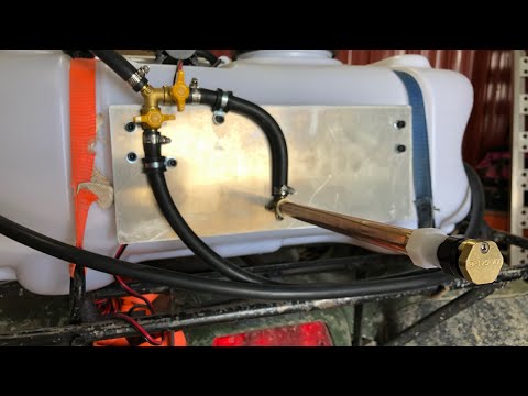 DIY Simple Boomless Sprayer On A Greenwood (Harbor Freight) 15 Gallon Spot Sprayer