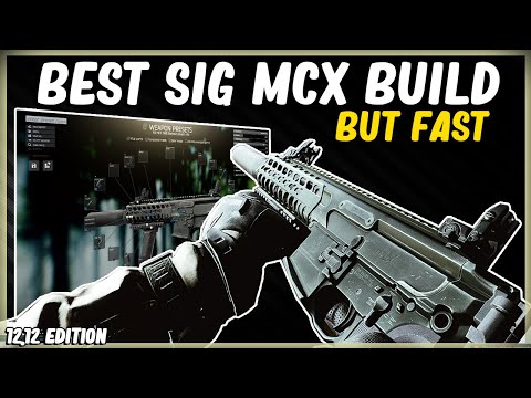 BEST SIG MCX .300 BLACKOUT BUILD BUT FAST - EFT ESCAPE FROM TARKOV - HIGH ERGO LOWEST RECOIL - 12.12