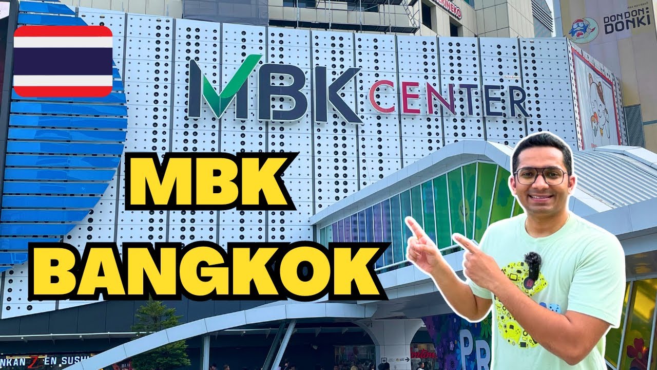 Embark on a captivating video adventure with a tourist through the iconic MBK Center in Bangkok.