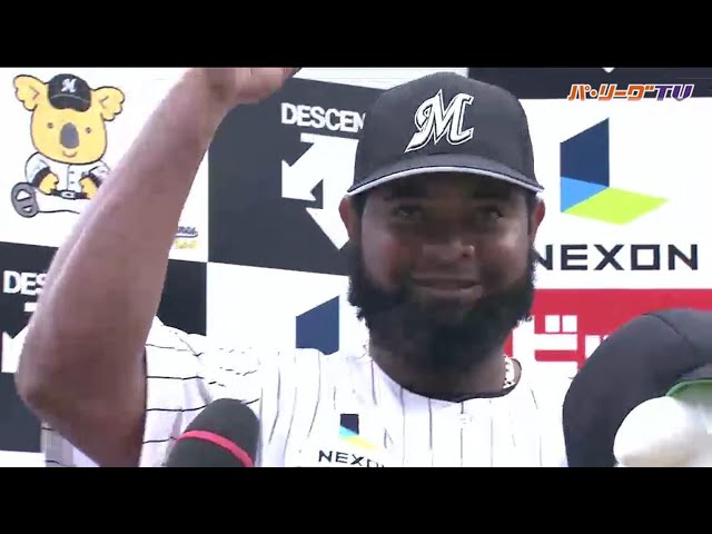 マリーンズ・ナバーロ 攻守でチームに貢献