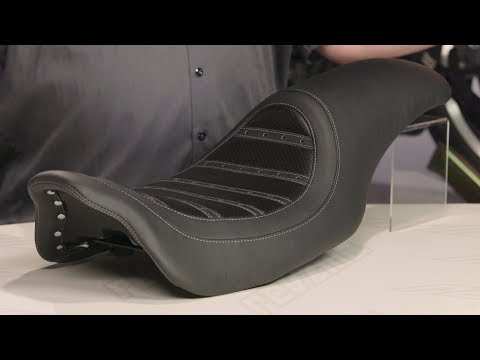 Mustang Kodlin Daytona 2-Up Seat for Harley Review at RevZilla.com
