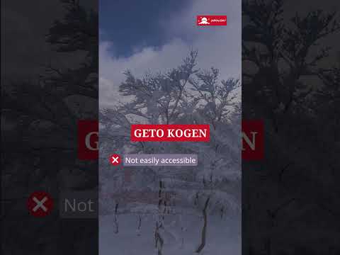 Ski Resorts in Japan with the Best Japow #6 - Geto Kogen