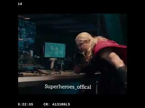 Thor vs vision, deleted scene from Avengers; age of ultron