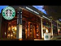 Autumn Starbucks Cafe Ambience with Clouds Relaxing Jazz Music for Study, Work, Relax