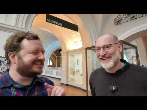 Benjamin and Henry visit the Victoria and Albert Museum