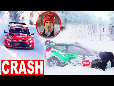 💥CRASH 🇫🇮 Arctic Lapland Rally 2026 | LAPPI WIN 🏆 Elfyn Evans Test Rally Sweden | Day 2