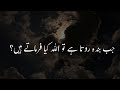 Jab Banda Rota Ha To Allah Kia Farmata Ha