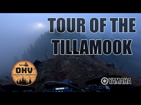 Tour of the Tillamook powered by Yamaha 100 mile loop mapped out by ohv Construction & Conservation