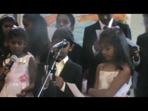 Malayalam Christian Song -Sagarangale Shantha Makiyum by Children, SDA Church, Manchester