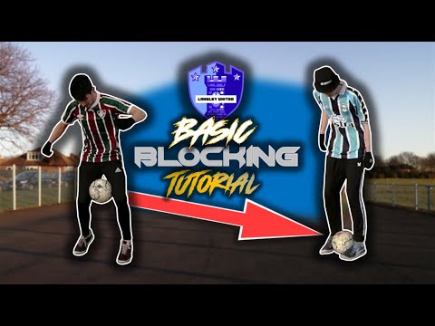 Learn Basic Football Freestyle Combo | Blocking Tutorial