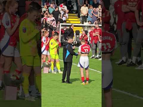 Vivianne Miedema Farewell Speech. Last game for  Arsenal