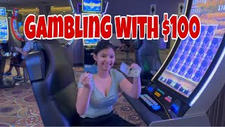 My First Time Gambling In Las Vegas! I Put $100 In A Slot Machine! 2023 | Las Vegas | Fun Sizer