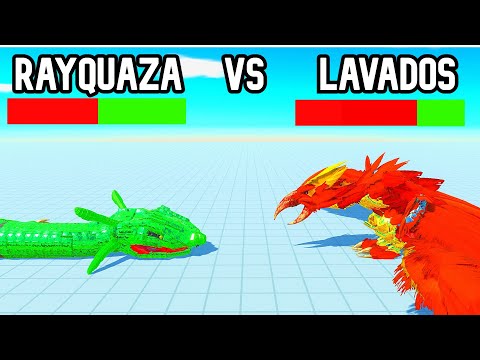 POKEMON BATTLE LAVADOS VS RAYQUAZA IN ARBS REVANGE - ANIMAL REVOLT BATTLE SIMULATOR