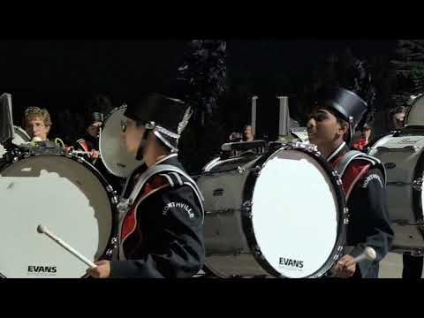 Northville school Drumline after game 