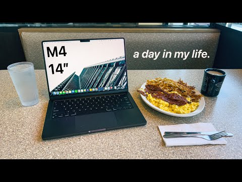 M4 MacBook Pro 14" – ein echter Tag im Leben.