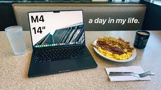 M4 MacBook Pro 14" - a real day in the life.