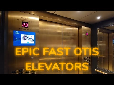 EPIC FAST OTIS Traction Elevators | Hilton Hotel | Portland, OR