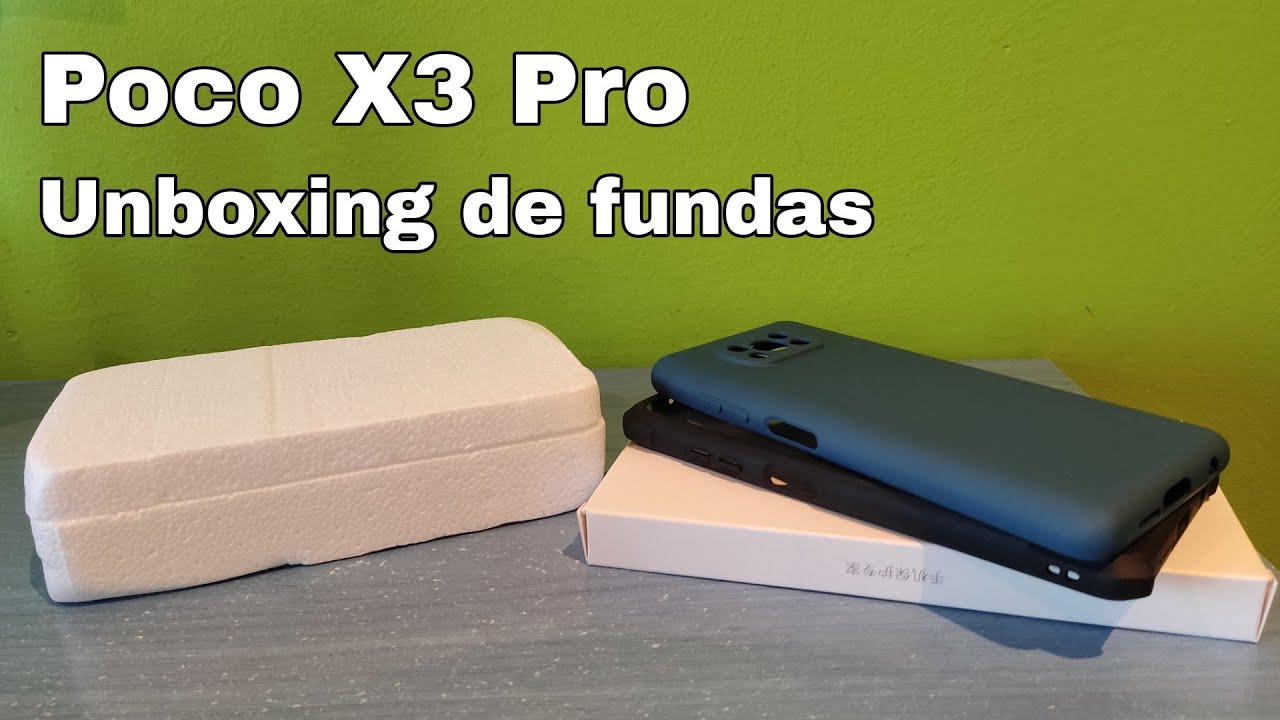 Watch Unboxing Fundas Poco X3 Pro Now Unboxing Fundas Poco X3 Pro