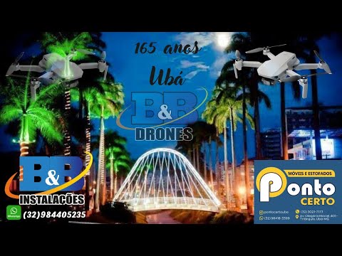 Voando de drone na cidade de ubá MG. 🏔️🌍