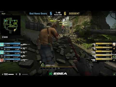 Pov TACO (20/25) CS GO DEMO - ANCIENT - 16 GODSENT VS 14 BAD NEWS BEARS (ESEA Summer  27/06/2021)