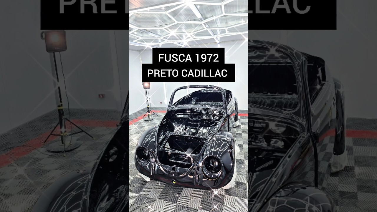 Veja a transformação desse projeto e a pintura em Preto Cadillac 🛠✨️