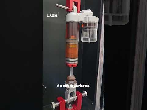 What cavitation in shock absorbers looks like - LABA7 #shorts