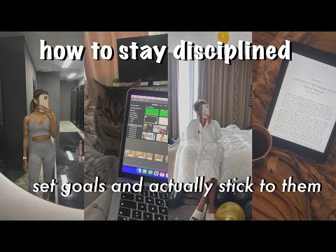 How to set goals and actually stick to them