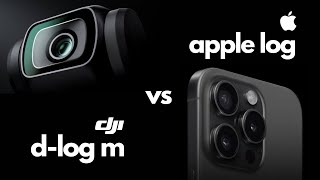IPHONE 15 PRO APPLE LOG VS DJI POCKET 3 D-LOG M IN LOW LIGHT