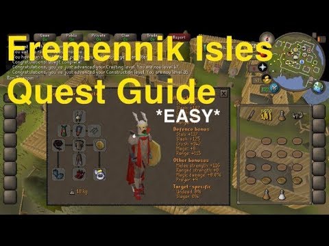 (OSRS) Fremennik Isles Quest Guide - Old School RuneScape Fremennik Isles Quest Guide Easy