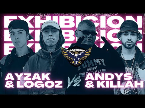 AYZAK + LOGOZ vs. ANDYS + KILLAH (BATALLÓN) | Exhibición | Hannover Trap 2021