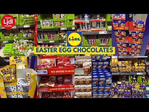 LIDL EASTER EGG CHOCOLATES WITH PRICE FEB 2023 | LIDL HAUL | TRAVELANDSHOP WITH ME