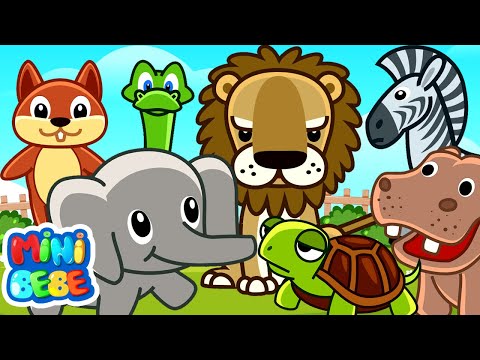 Hayvanları Tanıyalım - Hayvanlar ve Seslerini Öğreniyoruz | MiniBebe
