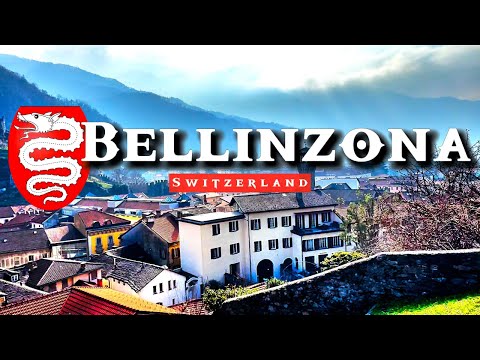 Bellinzona, Switzerland🇨🇭The most magical town: castles and stories [4k]