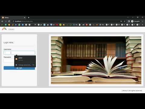 Library Booking System in PHP Application Projects