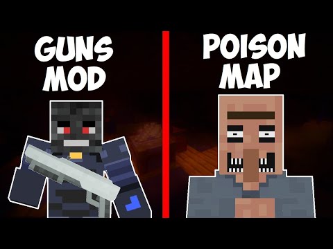 Myxling - VISITING POISON MAP WITH GUNS | Poison | Minecraft Horror Maps