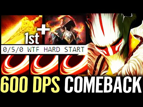 🔥 600 DPS Juggernaut 0/5/0 WTF Comeback — Radiance + Cloak of Flames 100% Pudge Counter Dota 2 Pro