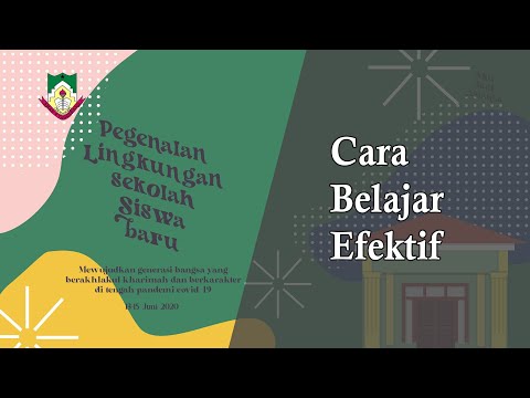 PLSSB 2020 SMAN 9 TANGERANG - Cara Belajar Efektif (Iwan Setiawan,S.Pd)