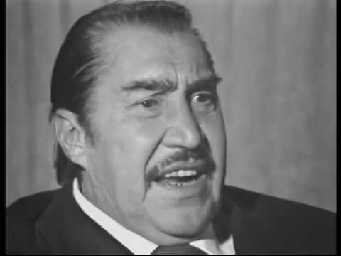 EMILIO  INDIO  FERNANDEZ entrevistado por Joaquín Soler Serrano 1978