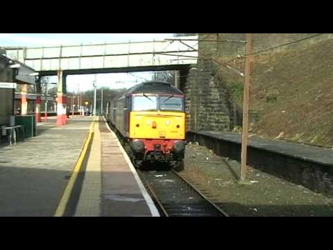 DRS 57002/57003 with 37610 DIT 6K73 Sellafield - Crewe 27/02/10