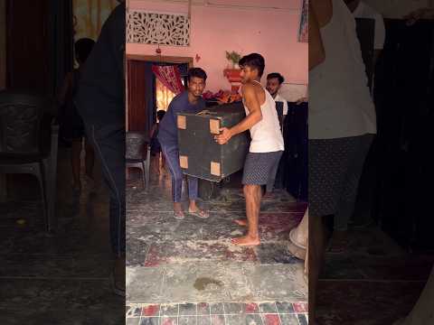 new ♥️ dj loading setup #duel bass 1000 + 1000 watt and 2 top 15" speaker 🔊#djsetup