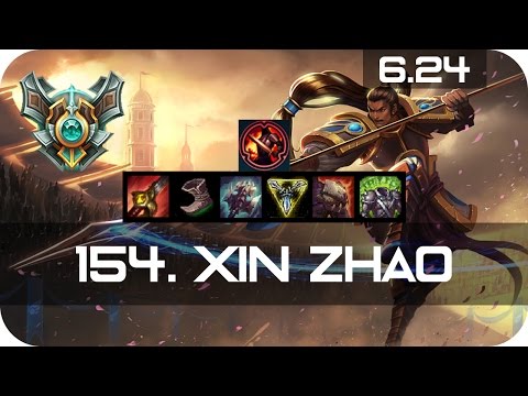 Xin Zhao Jungle vs Lee Sin Master Preseason 7 Season 7 s7 Patch 6.24 2017 Gameplay Guide Build