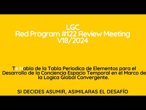 Red Program #122 Review Meeting (LGC)