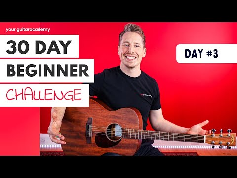 30 Day Beginner Challenge [Day 3] Guitar Lessons For Beginners