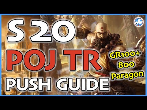 Diablo 3 Season 20 Patterns of Justice Tempest Rush Monk Push Guide