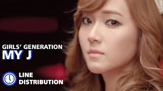 Girls&#39; Generation (소녀시대) - &#39;My J&#39; (Line Distribution)