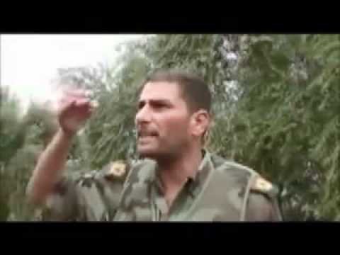 كلمة تحفيزية للرائد ماهر النعيمي أمام المقاتلين قبل التوجه إلى المعركة