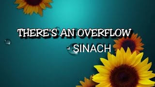 SINACH: THERE&#39;S AN OVERFLOW (LYRICS)