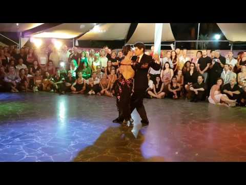  Alejandra Hobert  and  Adrian Veredice  are  dancing  at  Catania Tango Festival  in  2016