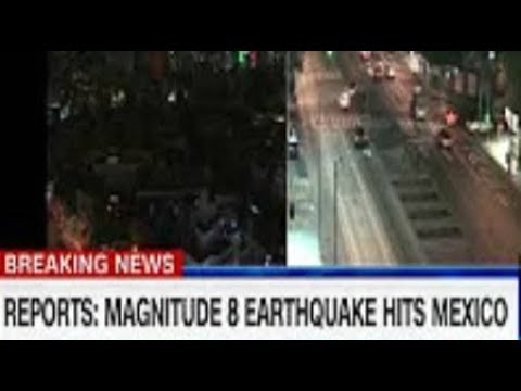 BREAKING Mexico 8.2 EarthQuake strongest in a century September 2017 Video
